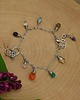 bransoletki wire wrapping Bransoletka serce kolorowa wire wrapping 4