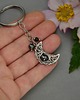 breloki Oryginalny brelok księżyc, breloczek hematyt wire wrapping 2