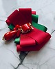 broszki Brosza  z ozdobą w stylu glamour z czerwonymi  kamieniami NEW 6