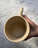 kubki i filiżanki Duży Ceramiczny Kubek Handmade 450 ml z Narciarzami Courchevel 4