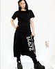 spodnie dresowe damskie Czarne wygodne spodnie baggy  NO RULES unisex 1