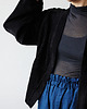 kardigany damskie Kardigan VIERA / black velvet 3