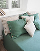 koce i narzuty Lambrekin Classic EUCALYPTUS green 6