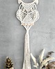 makramy Duża Sowa Makrama z Długim Ogonem Elegancka Dekoracja Boho 80 cm 2