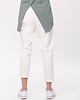 spodnie materiałowe damskie Spodnie cygaretki Soft Office Look 415 ecry 5