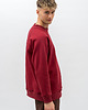 bluzy męskie Bluza raglan  basic ciepła ,,VOLKAN" bordo 1