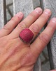 pierścionki - różne Red - pierścionek regulowany 1