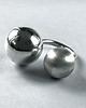 pierścionki srebrne Duży pierścionek otwarty z srebrnymi kulkami 20 mm i 12 mm 3