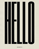 plakaty plakat //  hello goodbye  // a3 1