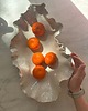 pojemniki na biżuterię Ceramiczny Zestaw Handmade Duża Patera Ostryga na Sałaty Przekąski Perłowa 4