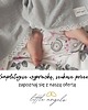 kocyki, kołderki, pościel dla dzieci Muślinowy kocyk / otulacz z płaską poduszką (100x75 cm) personalizowany 9