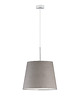 lampy wiszące Granatowa lampa wisząca do salonu SARI VELUR z welurowym kloszem 6