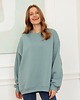 bluza bez kaptura damska Bluza Biggie Brudna Mięta 2