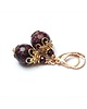 kolczyki z kamieniami Kolczyki Jajeczka Faberge Burgund /19-11-24/ 4