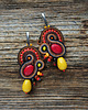 kolczyki soutache Autumn Garden - etniczne kolczyki soutache 2