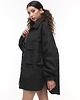 kurtki damskie Kurtka koszulowa czarna oversize 4