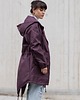 kurtki damskie Kurtka ocieplana/ płaszcz typu parka burgundowym 6