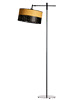 lampy podłogowe Czarna lampa stojąca LED z regulowanym ramieniem SERES DUAL 1