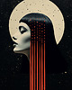 plakaty Pył księżycowy - Plakat - Druk - Kolaż, Abstrakcja, Surrealizm, Loft #25 1