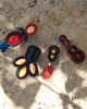 kolczyki soutache Kolczyki sutasz lato 2021 boho wkrętki 3