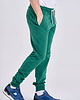 spodnie męskie Spodnie dresowe długie męskie zielone - Rozmiar: S 4
