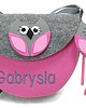 torebki, worki i plecaki dziecięce Mała torebeczka sowa z imieniem plus opaska 1