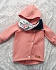 bluzy dla dziewczynki Płaszcz dziecięcy łososiowy 7