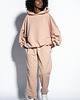 komplety damskie Dres damski oversize  F1816 BEIGE 2