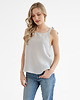 topy damskie Lniany Top MEADOW LIGHT GRAY 3