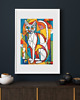 plakaty PLAKAT z kotem, Picasso abstrakcja kolorowa 3