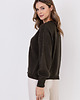 swetry damskie  Sweter w sportowym stylu - SWE322 zielony MKM 3
