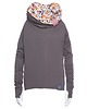 bluza z kapturem damska Nublouse - Bluza z kominem cappuccino 1