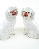 figurki i rzeźby Ceramiczne pieski kominkowe - Spaniele, styl Staffordshire, Anglia 6