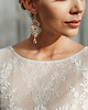 Biżuteria ślubna Kolczyki ślubne Lace Me - Dusty Blue 4