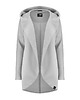 bluza z kapturem damska Peleryna MKTP szary pastelowy 1
