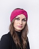 czapki damskie Opaska fuksja Merino i Baby Alpaka 1