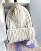 czapki damskie Wełniany zestaw czapka szalik Boucle alpaka wełna handmade ręcznie robiona 2