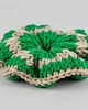 gumki do włosów Wełniana scrunchie w paski 4