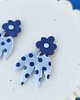 kolczyki z masy plastycznej Kolczyki LEAF dots 3