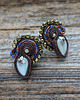 kolczyki soutache Kolczyki soutache Jesienny liść 3