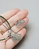 kolczyki wire wrapping Listki brzozy vol. 2 - sztyfty 6