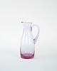 czajniki i dzbanki Dzbanek szklany różowy, włoski design, lata 70, produkcja: Włochy 2