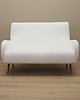 sofy i szezlongi Sofa biała, włoski design, lata 70, produkcja: Włochy 2