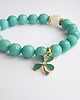 bransoletki z kamieni naturalnych Turquoise flower - bransoletka 3