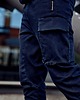 spodnie męskie Wygodne i elastyczne jeansowe spodnie BOJÓWKI granatowe 3