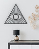 Ozdoby na ścianę Evil eye - Boho Oko w Trójkącie - boho dekoracja na ścianę 4