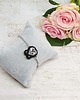 bransoletki soutache Bransoletka sutasz z sercem Swarovski crystal 4