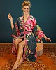 szlafroki damskie Kimono szlafrok  -Magic Peony 2