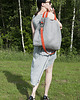 torby XXL Torba hobo XXL - szary, pomarańcz 3