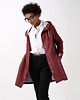 płaszcze damskie VANNSKJOLD płaszcz przeciwdeszczowy GRACE burgundy 2